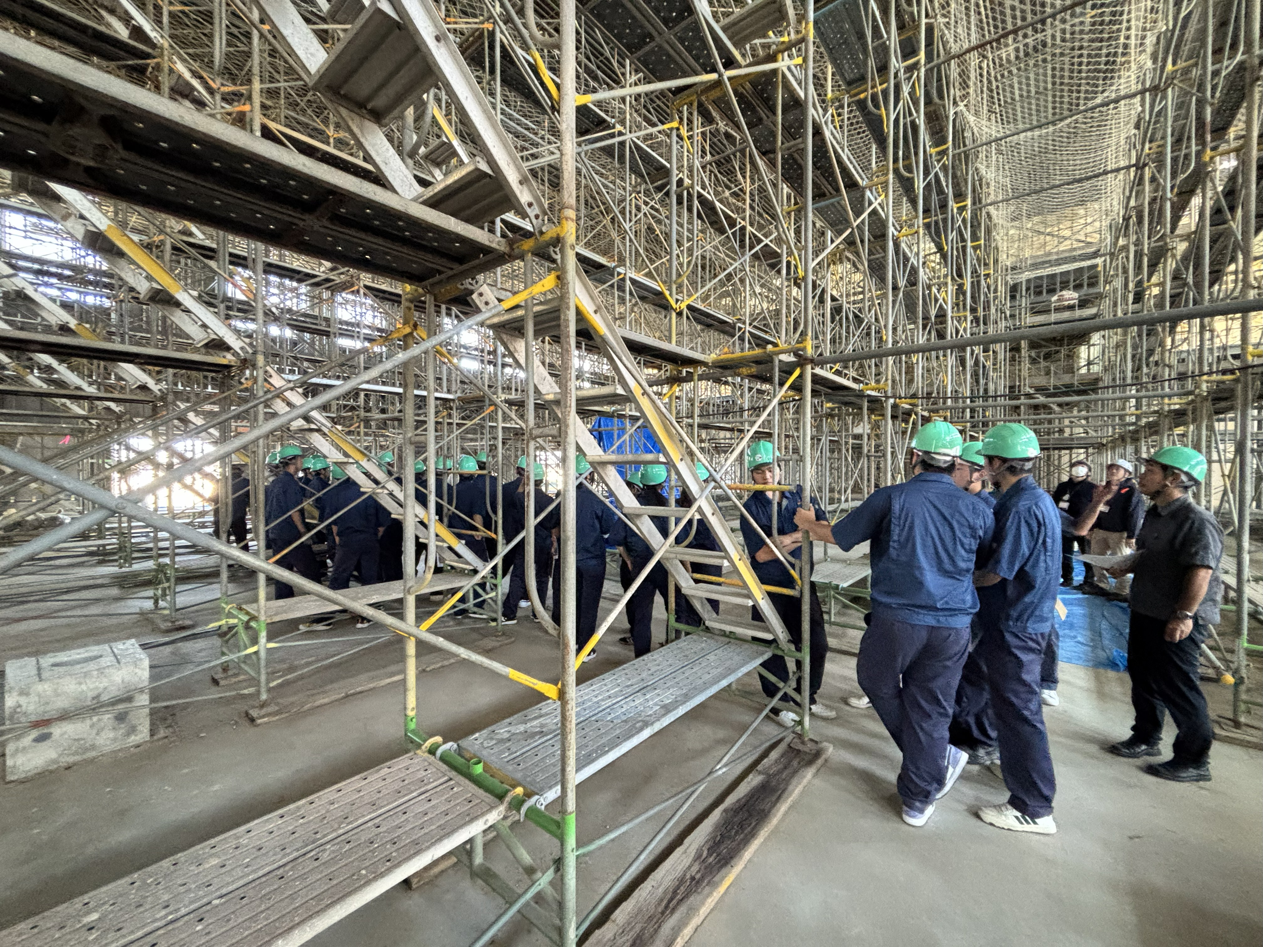 建築科の現場見学